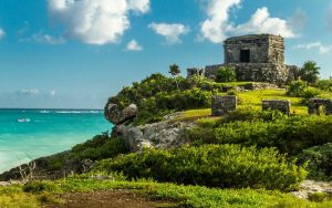 Tulum ruinas mayas frente al mar caribe