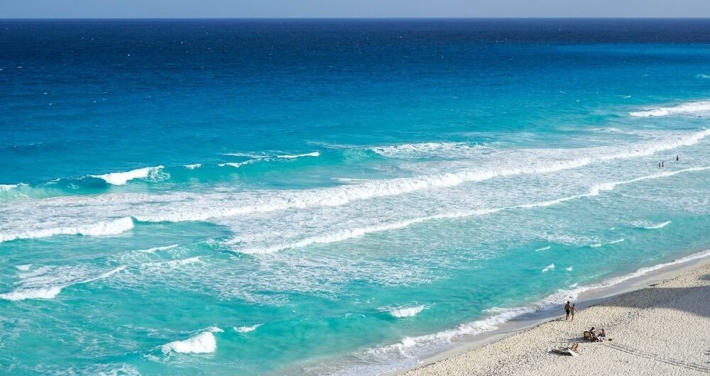 Vista de playa Canciun