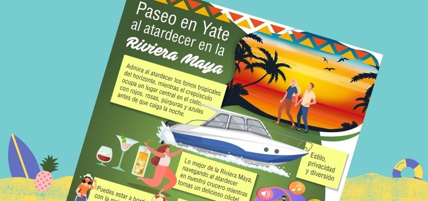 Paseo en yate privado en México